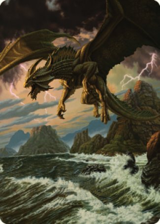 {A} Ancient Bronze Dragon Art Card (03) [Commander Legends: Battle for Baldur's Gate Art Series][ACLB 003]