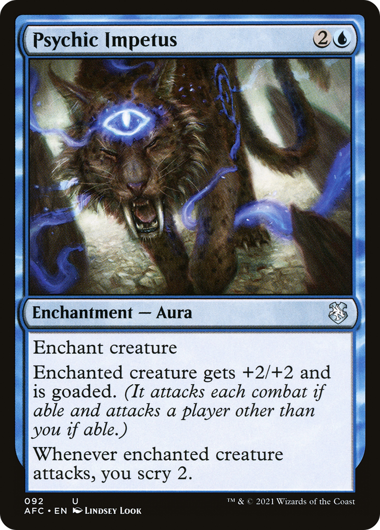 {C} Psychic Impetus [Dungeons & Dragons: Adventures in the Forgotten Realms Commander][AFC 092]