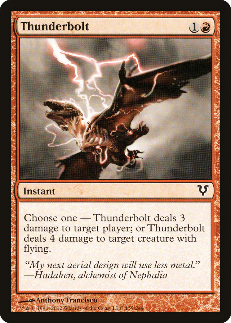 {C} Thunderbolt [Avacyn Restored][AVR 159]