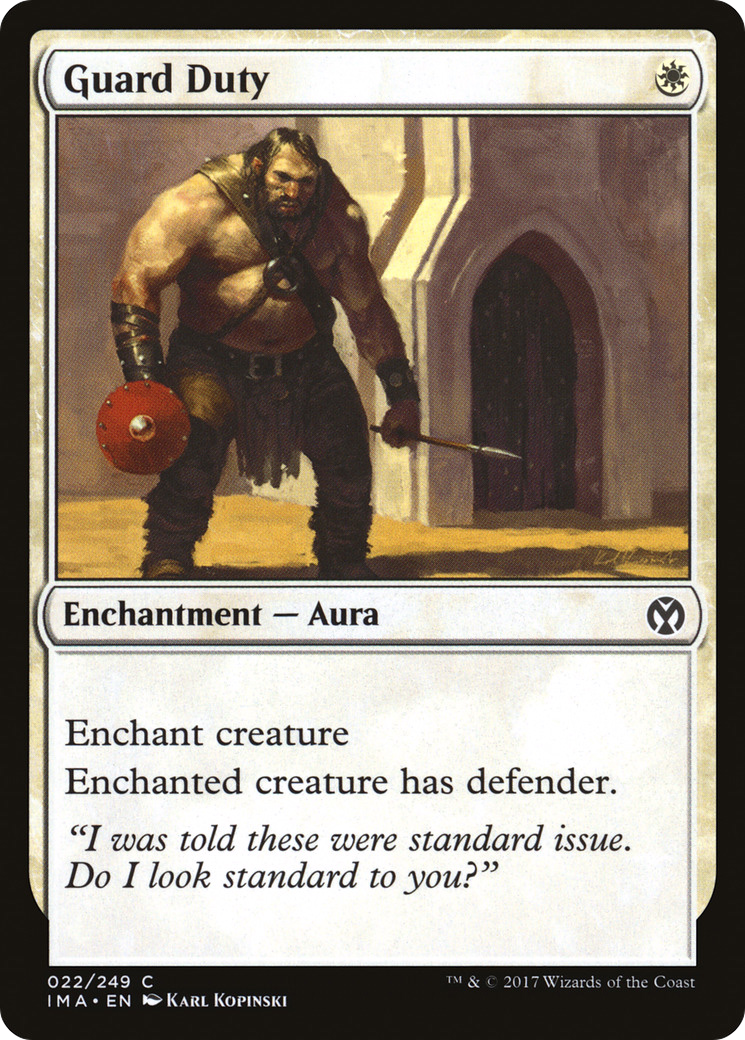 {C} Guard Duty [Iconic Masters][IMA 022]