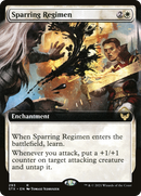 {R} Sparring Regimen (Extended Art) [Strixhaven: School of Mages][STX 293]