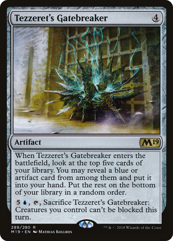 {R} Tezzeret's Gatebreaker [Core Set 2019][M19 289]
