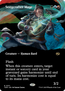{@R} Songcrafter Mage (Borderless) [Tarkir: Dragonstorm][TDM 371]