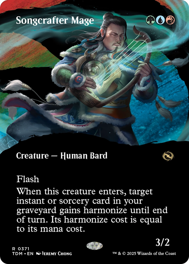 {@R} Songcrafter Mage (Borderless) [Tarkir: Dragonstorm][TDM 371]
