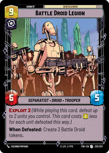 {SW-C}Battle Droid Legion (235/257) [Twilight of the Republic]