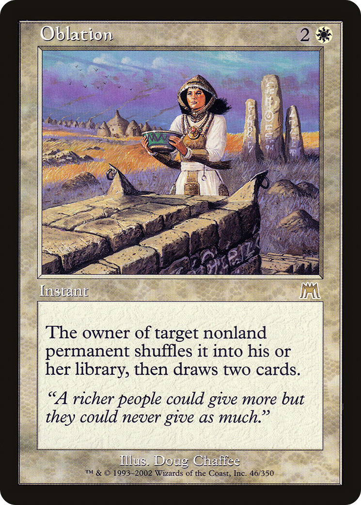 {R} Oblation [Onslaught][ONS 046] - Misty Mountain Games