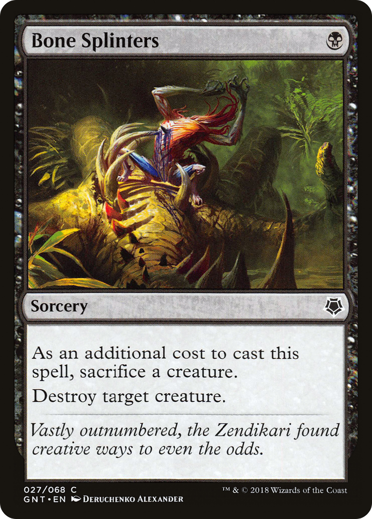 {C} Bone Splinters [Game Night 2018][GNT 027]