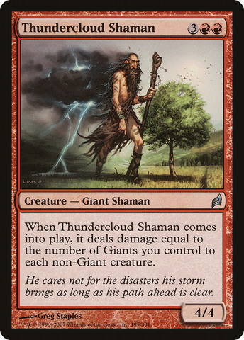{C} Thundercloud Shaman [Lorwyn][LRW 195]