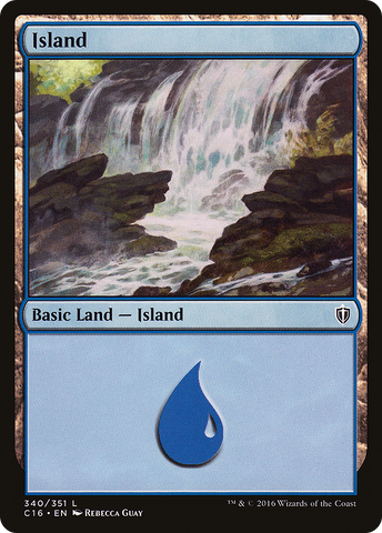 {B}[C16 340] Island (340) [Commander 2016]