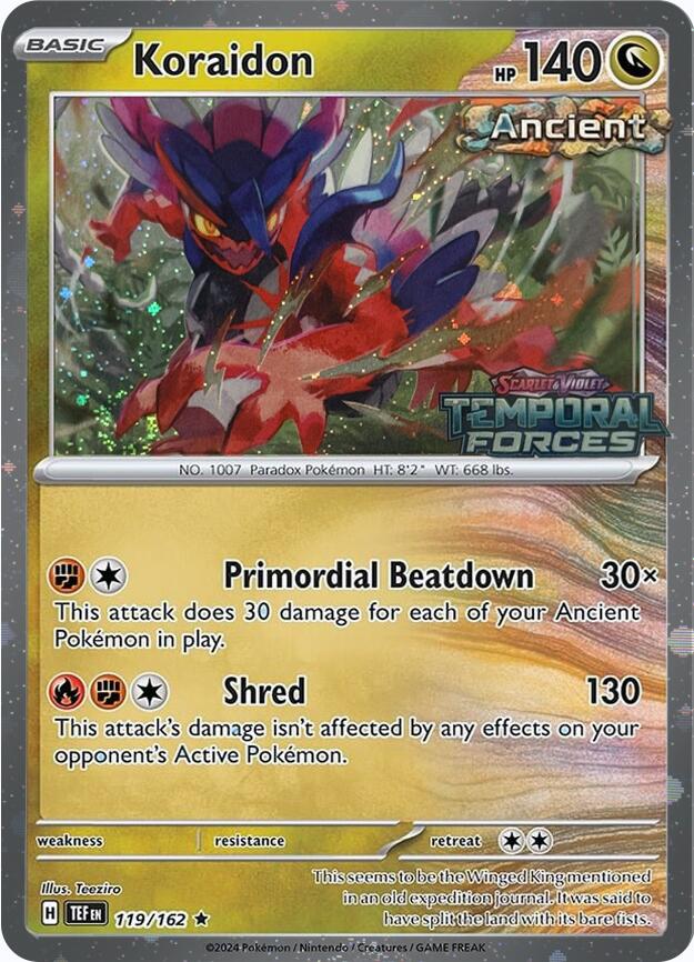 [PKM] Koraidon (119/162) (European Promo) [Miscellaneous Cards]