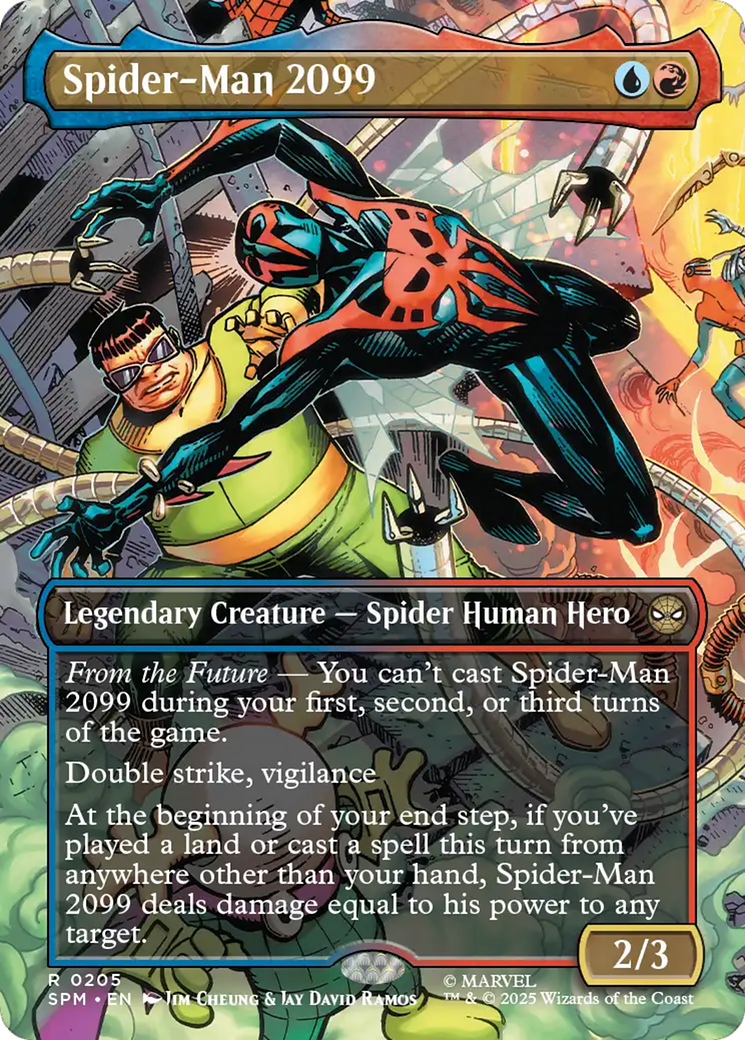 {@@ SPM R} Spider-Man 2099 (0205) (Borderless) [Marvel's Spider-Man] [SPM 205]