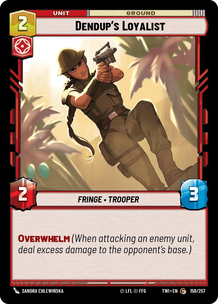 {SW-C}Dendup's Loyalist (159/257) [Twilight of the Republic]
