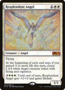 {R} Resplendent Angel [Core Set 2019][M19 034]