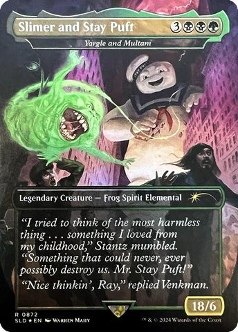 {R} Slimer and Stay Puft - Yargle and Multani [Secret Lair Drop Series][SLD 872]