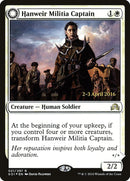 {R} Hanweir Militia Captain // Westvale Cult Leader [Shadows over Innistrad Prerelease Promos][PR SOI 021]