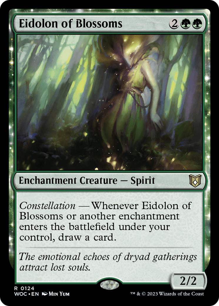 {R} Eidolon of Blossoms [Wilds of Eldraine Commander][WOC 124]