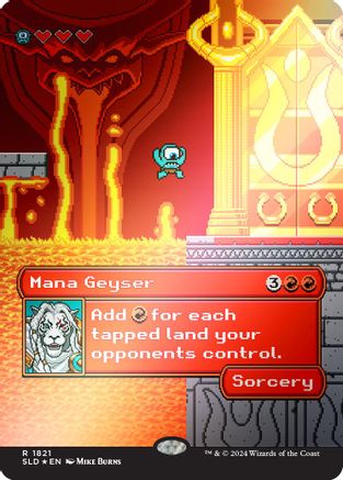 {R} Mana Geyser (Rainbow Foil) [Secret Lair Drop Series][RBF SLD 1821]
