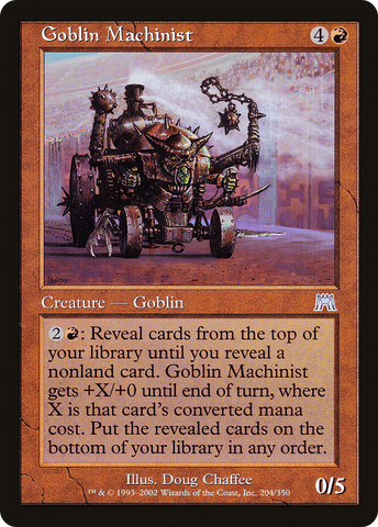 {C} Goblin Machinist [Onslaught][ONS 204]