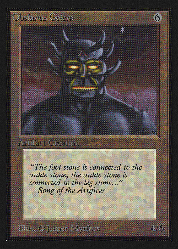 {C} Obsianus Golem [CollectorsÃ¢Â€Â™ Edition][GB CED 268]