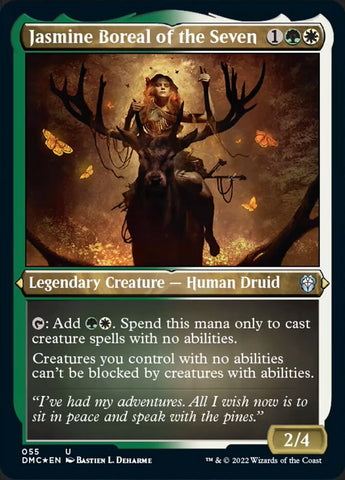 {C} Jasmine Boreal of the Seven (Foil Etched) [Dominaria United Commander][DMC 055]