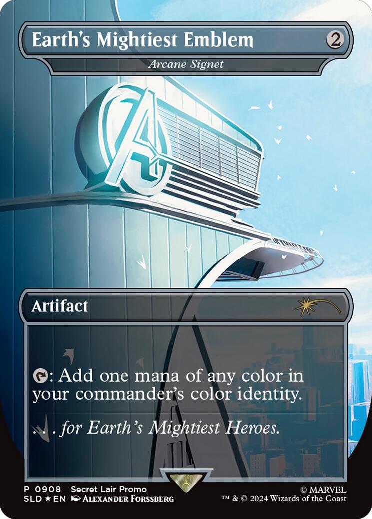 {R} Earth's Mightiest Emblem - Arcane Signet [Secret Lair Drop Series][SLD 908]