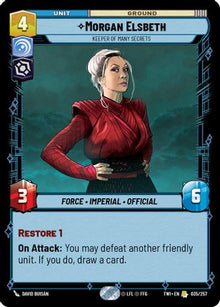 {SW-R}Morgan Elsbeth - Keeper of Many Secrets (035/257) [Twilight of the Republic]