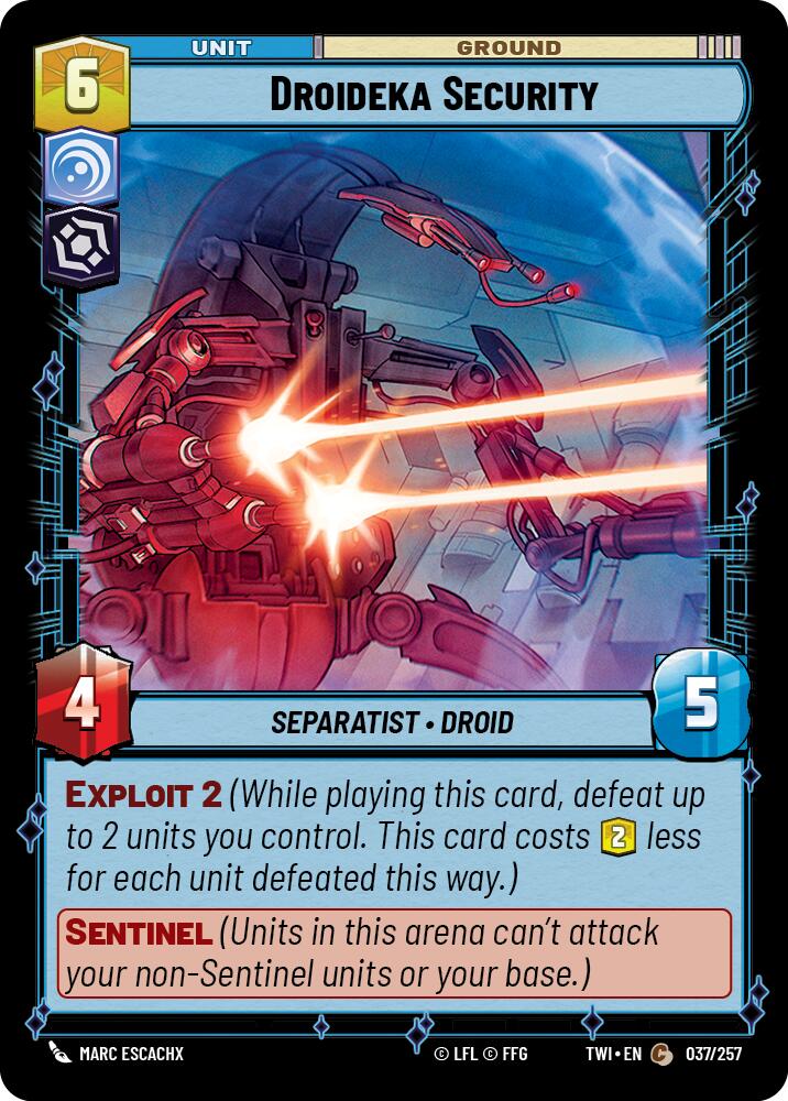 {SW-C}Droideka Security (037/257) [Twilight of the Republic]