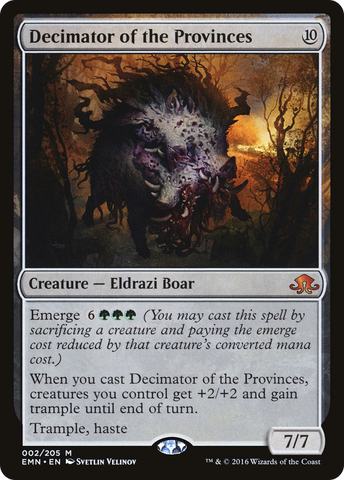 {R} Decimator of the Provinces [Eldritch Moon][EMN 002]