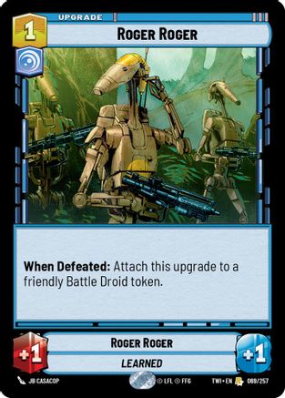 {SW-R}Roger Roger (069/257) [Twilight of the Republic]