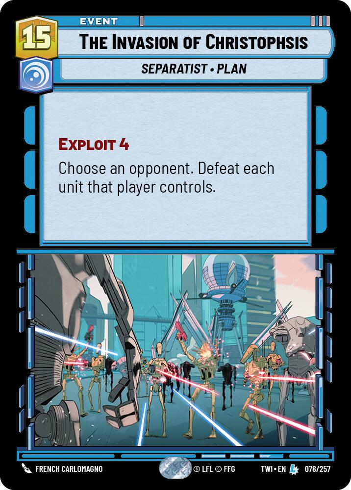 {SW-R}The Invasion of Christophsis (078/257) [Twilight of the Republic]