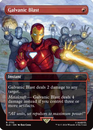 {C} Galvanic Blast (Rainbow Foil) [Secret Lair Drop Series][RBF SLD 1732]