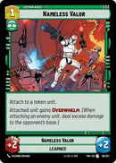 {SW-C}Nameless Valor (119/257) [Twilight of the Republic]