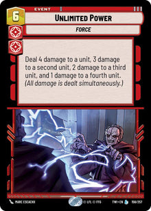 {SW-R}Unlimited Power (156/257) [Twilight of the Republic]