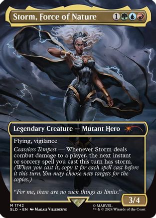 {R} Storm, Force of Nature (Rainbow Foil) [Secret Lair Drop Series][RBF SLD 1742]