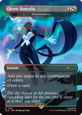 {R} Ororo Borealis - Manamorphose (Rainbow Foil) [Secret Lair Drop Series][RBF SLD 1746]