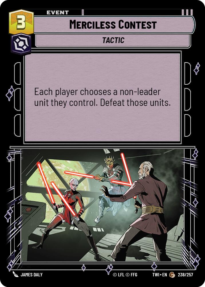 {SW-C}Merciless Contest (238/257) [Twilight of the Republic]