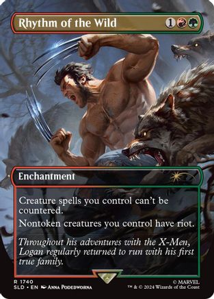 {R} Rhythm of the Wild (Rainbow Foil) [Secret Lair Drop Series][RBF SLD 1740]