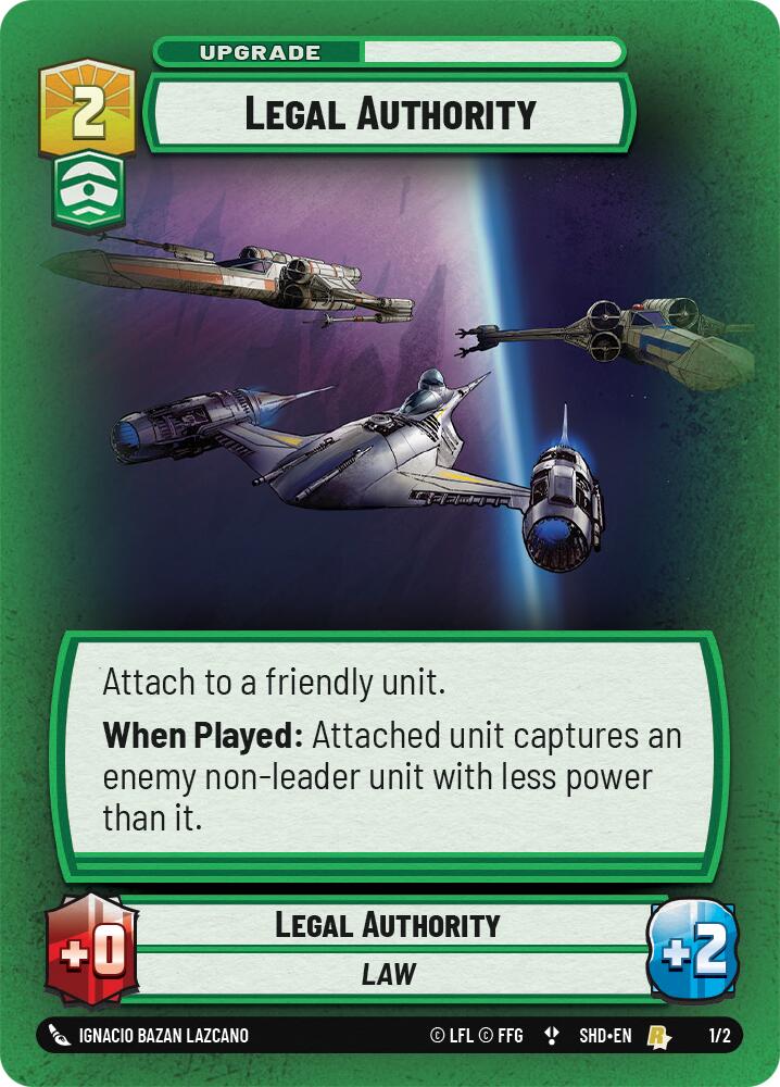 {SW-R}Legal Authority (1/2) [Shadows of the Galaxy Planetary Qualifier Promo]