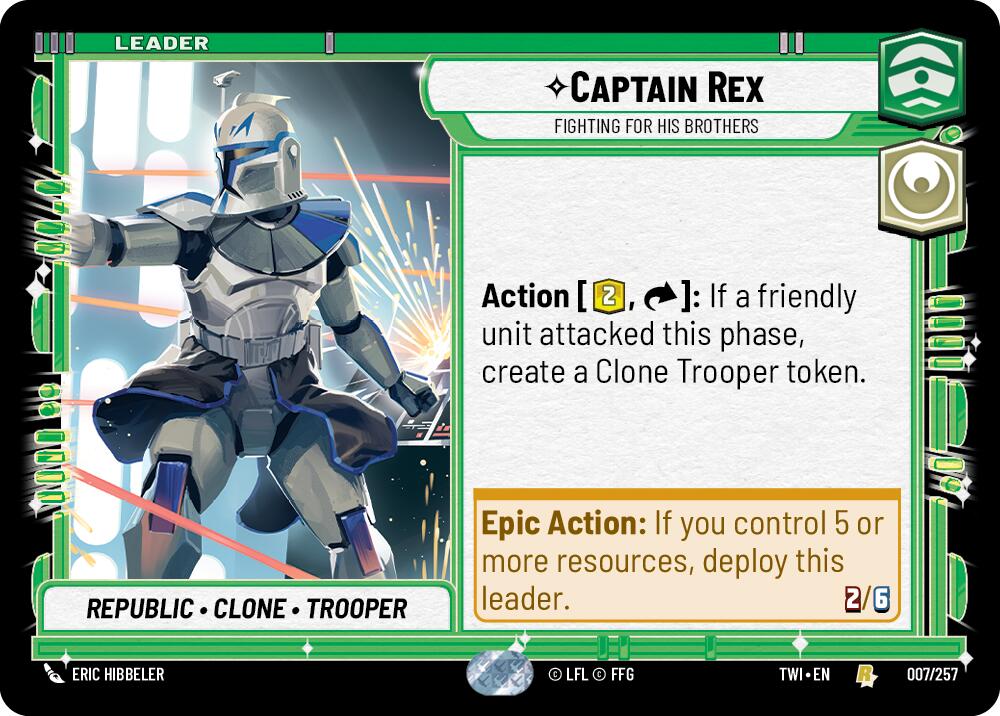 {SW-LD}Captain Rex - Fighting For His Brothers (007/257) [Twilight of the Republic]