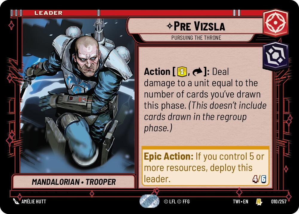 {SW-LD}Pre Vizsla - Pursuing the Throne (010/257) [Twilight of the Republic]