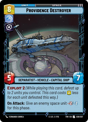 {SW-C}Providence Destroyer (038/257) [Twilight of the Republic]