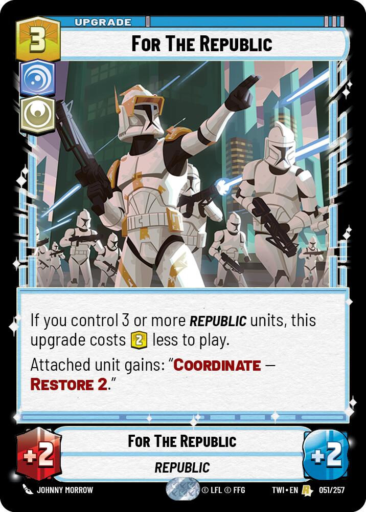 {SW-R}For The Republic (051/257) [Twilight of the Republic]