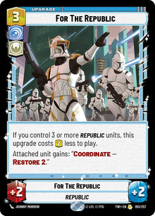 {SW-R}For The Republic (051/257) [Twilight of the Republic]