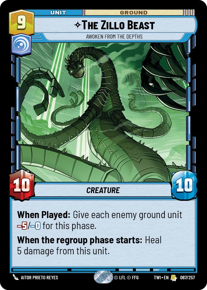 {SW-R}The Zillo Beast - Awoken From The Depths (067/257) [Twilight of the Republic]