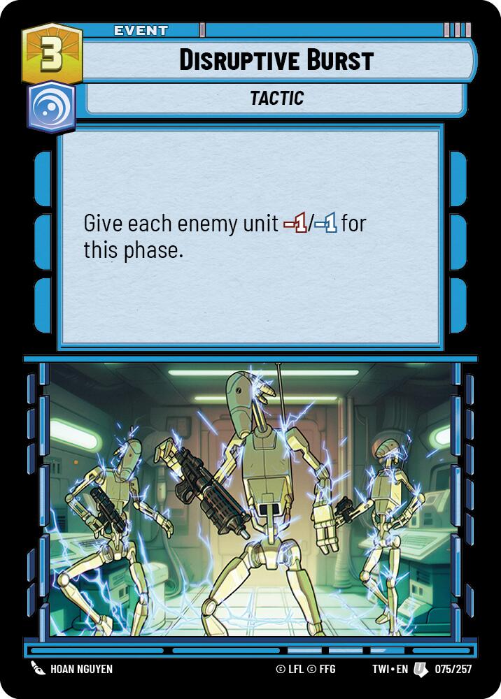 {SW-C}Disruptive Burst (075/257) [Twilight of the Republic]