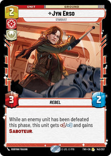 {SW-R}Jyn Erso - Stardust (143/257) [Twilight of the Republic]