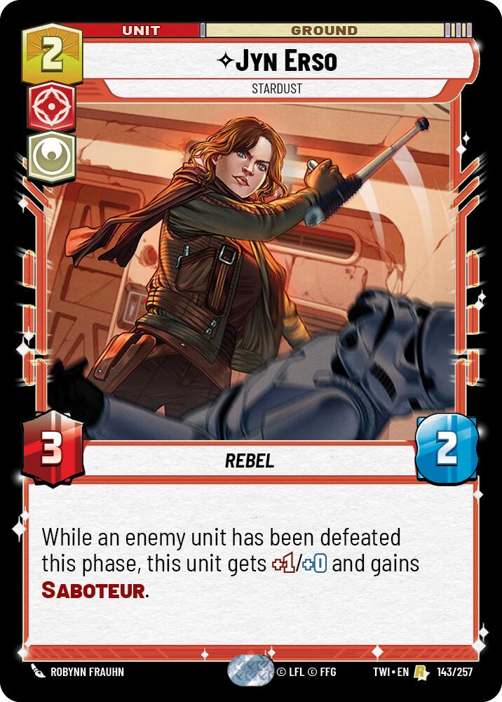 {SW-R}Jyn Erso - Stardust (143/257) [Twilight of the Republic]