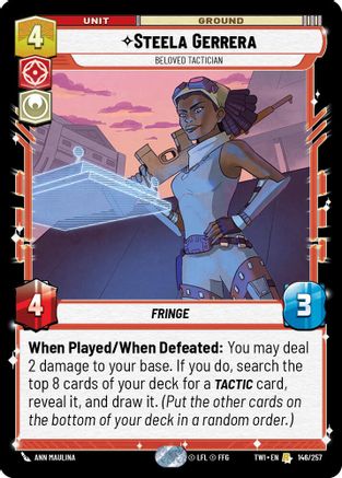 {SW-R}Steela Gerrera - Beloved Tactician (146/257) [Twilight of the Republic]