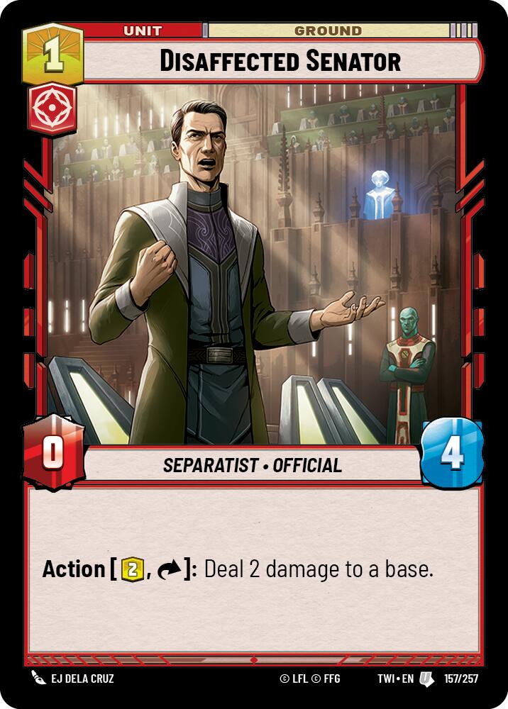 {SW-C}Disaffected Senator (157/257) [Twilight of the Republic]