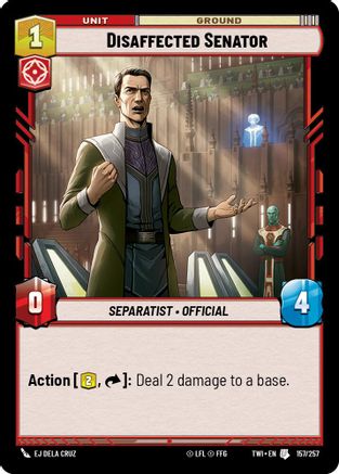 {SW-C}Disaffected Senator (157/257) [Twilight of the Republic]